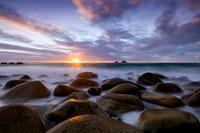 Sunset at Porth Nanven