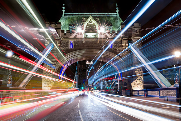 Tower Bridge Light Trails