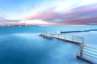 Shoalstone sunset long exposure