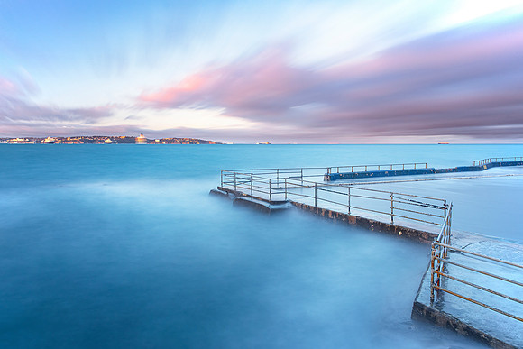 Shoalstone sunset long exposure