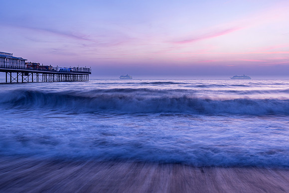 Sunrise at Paignton Pier