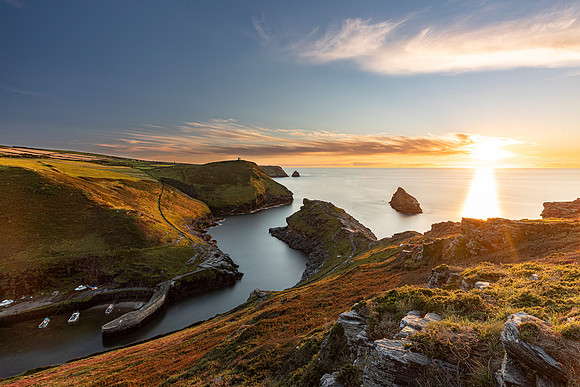 Boscastle Sunset long exposure