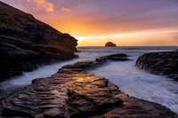 Trebarwith Strand Sunset
